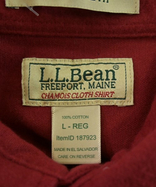 L.L.Bean（エルエルビーン）カジュアルシャツ 赤 サイズ:L メンズ/2200646936048