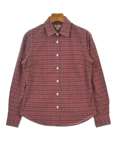 L.L.Bean(エルエルビーン)カジュアルシャツ 赤 サイズ:XS/2200649089048