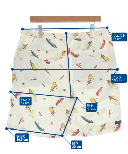 L.L.Bean（エルエルビーン）ショートパンツ 白 サイズ:L メンズ/2200652423037