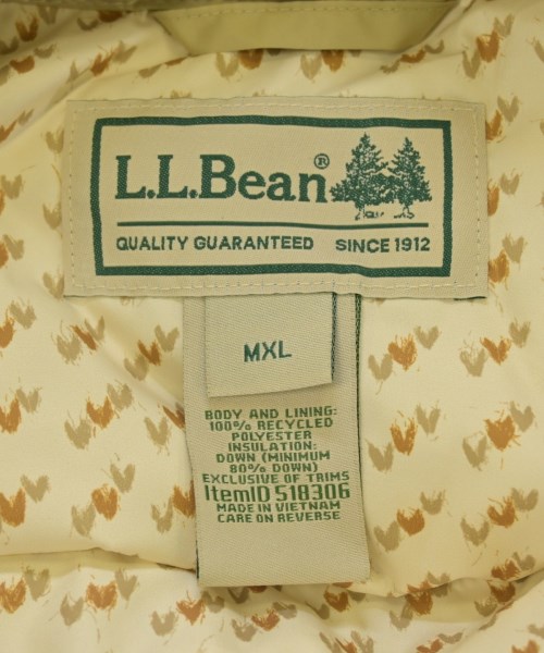 L.L.Bean（エルエルビーン）ダウンジャケット/ダウンベスト ベージュ サイズ:XL メンズ/2200704289024