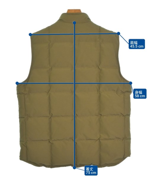 L.L.Bean（エルエルビーン）ダウンジャケット/ダウンベスト カーキ サイズ:L メンズ/2200705529013