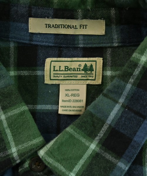 L.L.Bean（エルエルビーン）カジュアルシャツ 緑 サイズ:XL メンズ/2200666808066