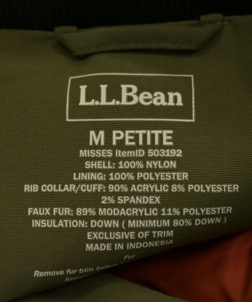 L.L.Bean（エルエルビーン）ダウンコート カーキ サイズ:M メンズ/2200726622014