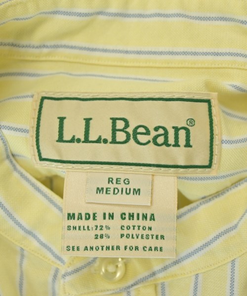 L.L.Bean（エルエルビーン）シャツワンピース 黄 サイズ:M レディース/2200682752015
