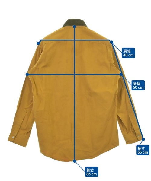 L.L.Bean（エルエルビーン）カジュアルシャツ 黄 サイズ:M メンズ/2200683861075