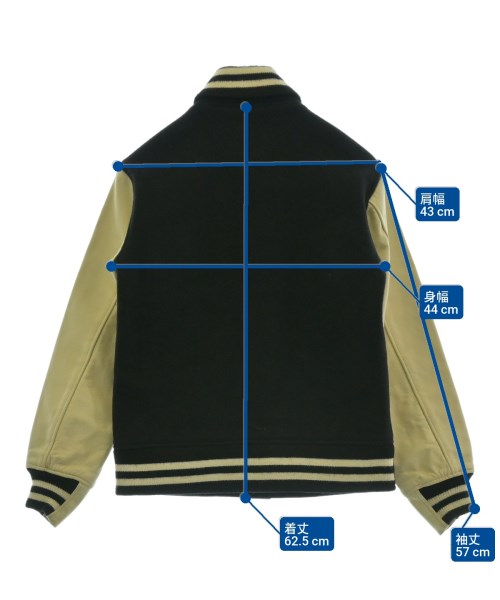 GOLDEN BEAR（ゴールデンベアー）スタジャン 黒 サイズ:XS メンズ/2200658878015