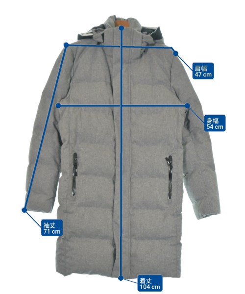 AIGLE（エーグル）ダウンコート グレー サイズ:M メンズ/2200643231016