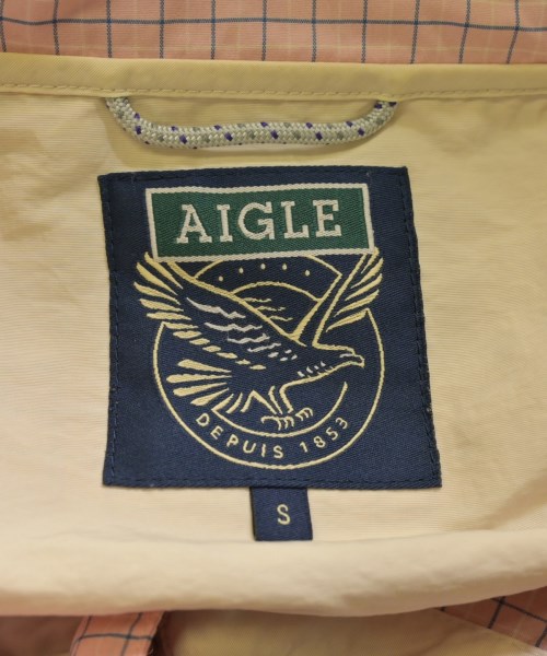 AIGLE（エーグル）マウンテンパーカー ピンク サイズ:S メンズ/2200617993018