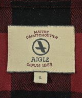 AIGLE（エーグル）カジュアルシャツ 赤 サイズ:L メンズ/2200613136143