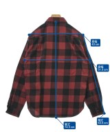 AIGLE（エーグル）カジュアルシャツ 赤 サイズ:L メンズ/2200613136143