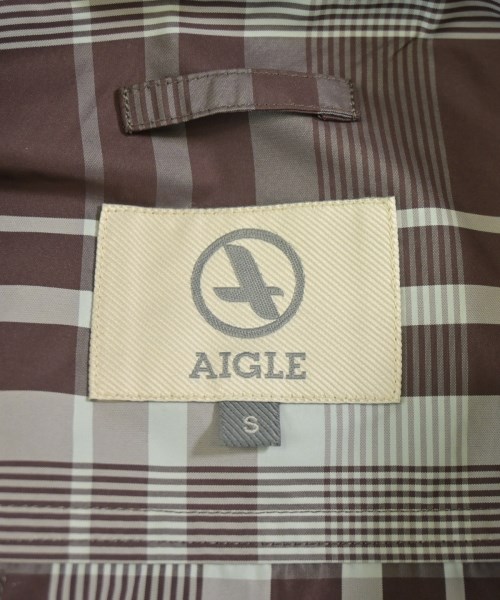AIGLE（エーグル）ステンカラーコート 茶 サイズ:S レディース/2200614649024