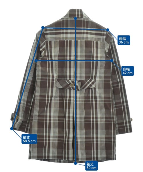 AIGLE（エーグル）ステンカラーコート 茶 サイズ:S レディース/2200614649024