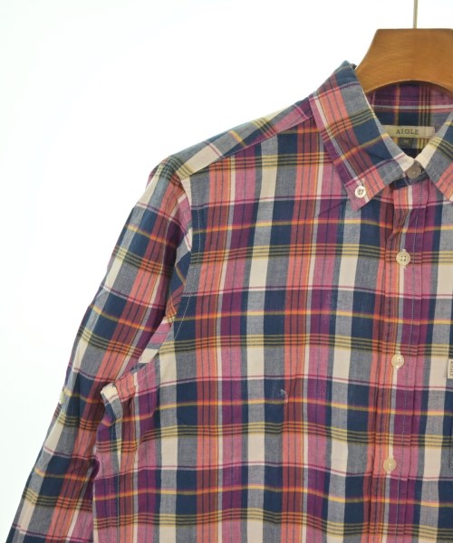 AIGLE（エーグル）カジュアルシャツ 紫 サイズ:M メンズ/2200616126110