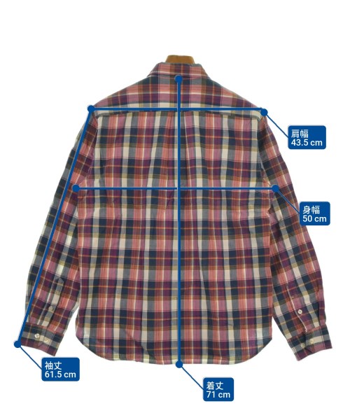 AIGLE（エーグル）カジュアルシャツ 紫 サイズ:M メンズ/2200616126110