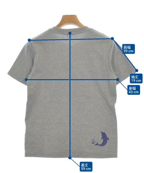 AIGLE（エーグル）Tシャツ・カットソー グレー サイズ:S レディース/2200616194065