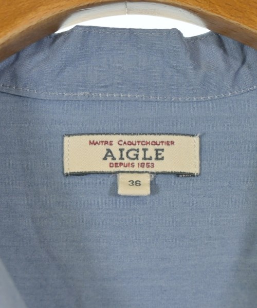 AIGLE（エーグル）カジュアルシャツ 青 サイズ:36(XS位) レディース/2200604879059
