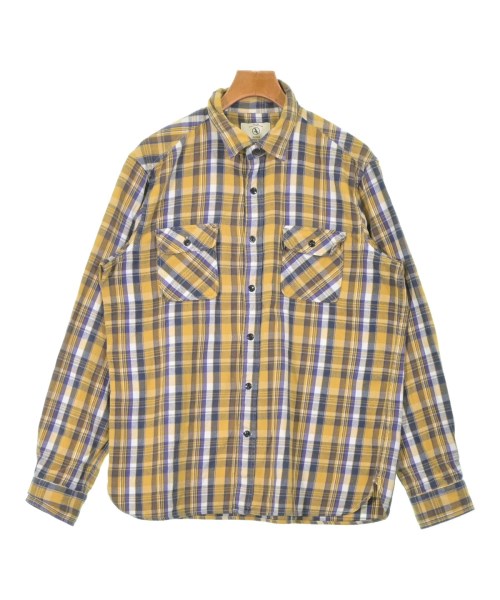 AIGLE(エーグル)カジュアルシャツ 黄 サイズ:XL/2200675683029