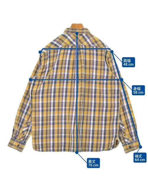 AIGLE（エーグル）カジュアルシャツ 黄 サイズ:XL メンズ/2200675683029