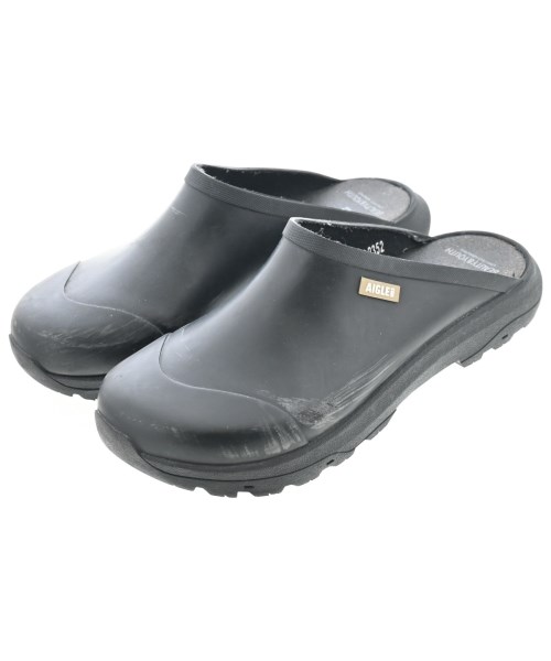 AIGLE(エーグル)サンダル 黒 サイズ:42(27cm位)/2200695748173