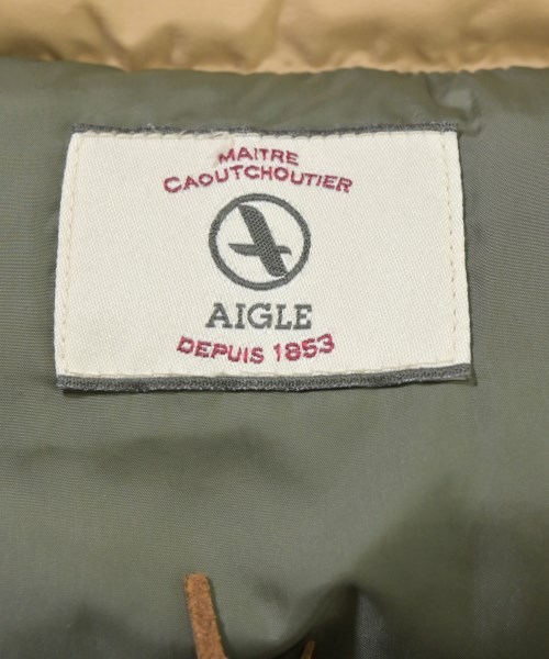 AIGLE（エーグル）ダウンコート ベージュ サイズ:M レディース/2200697182029