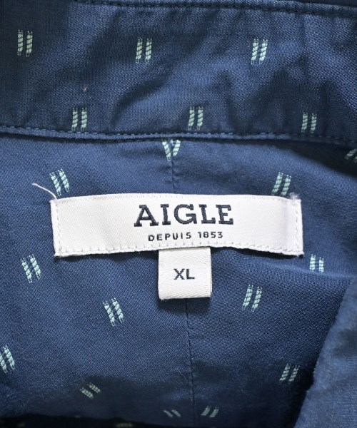 AIGLE（エーグル）カジュアルシャツ 紺 サイズ:XL メンズ/2200711005068