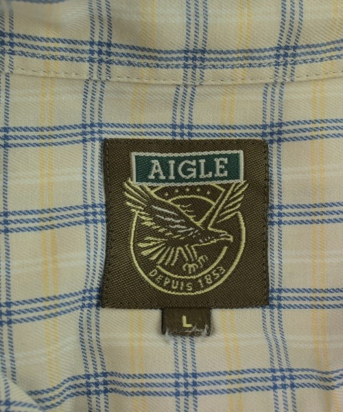 AIGLE（エーグル）カジュアルシャツ ベージュ サイズ:L メンズ/2200715755044