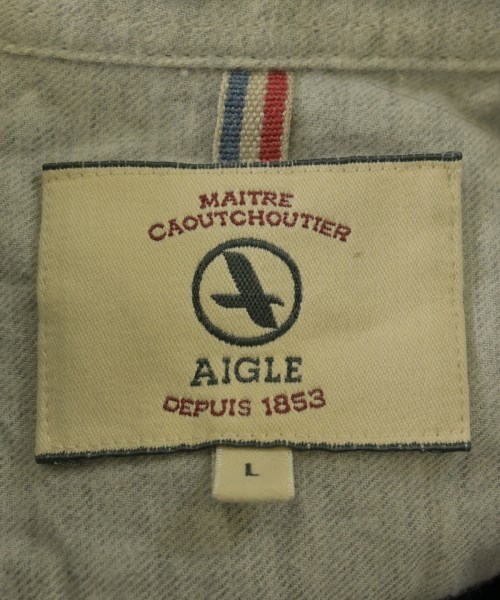 AIGLE（エーグル）カジュアルシャツ グレー サイズ:L メンズ/2200715755051