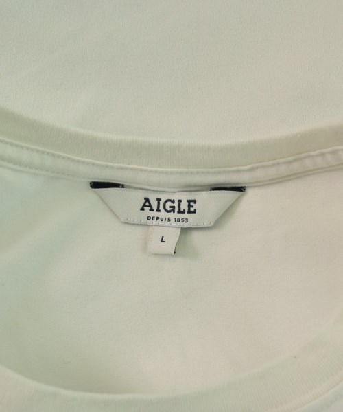 AIGLE（エーグル）Tシャツ・カットソー 白 サイズ:L メンズ/2200647772119