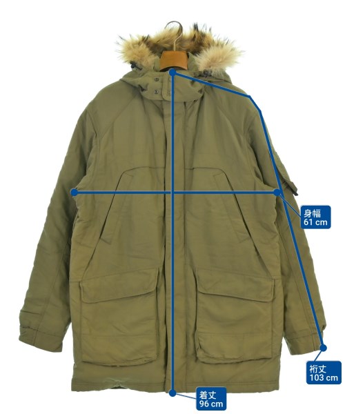 AIGLE（エーグル）ダウンジャケット/ダウンベスト カーキ サイズ:L メンズ/2200648365013