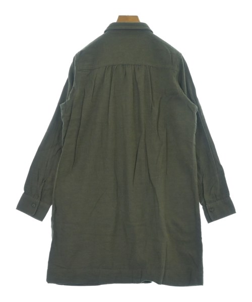 AIGLE（エーグル）シャツワンピース カーキ サイズ:M レディース/2200653441139