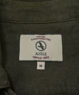 AIGLE（エーグル）シャツワンピース カーキ サイズ:M レディース/2200653441139