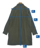 AIGLE（エーグル）シャツワンピース カーキ サイズ:M レディース/2200653441139