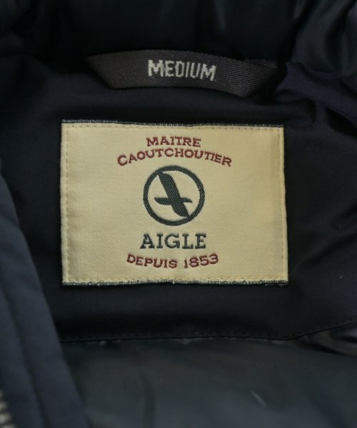 AIGLE（エーグル）ダウンコート 紺 サイズ:M メンズ/2200663687015