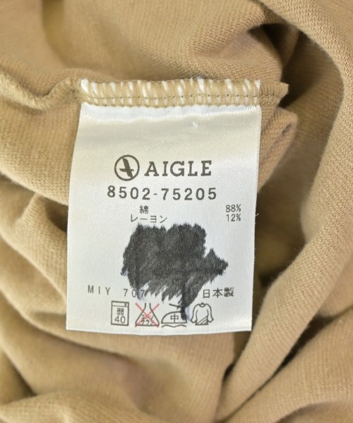 AIGLE（エーグル）Tシャツ・カットソー 茶 サイズ:XS レディース/2200718586065