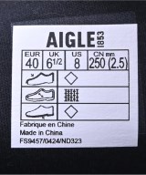 AIGLE（エーグル）レインシューズ 黒 サイズ:25cm メンズ/2200727672018