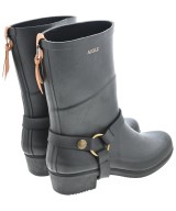 AIGLE（エーグル）ブーツ 黒 サイズ:EU37(23.5cm位) レディース/2200725750305