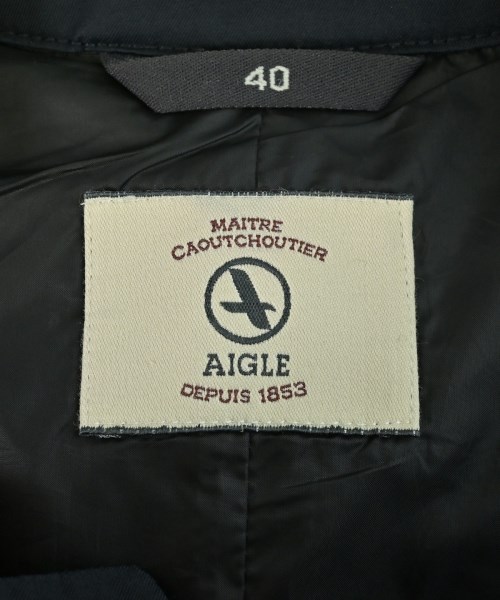 AIGLE（エーグル）トレンチコート 紺 サイズ:40(M位) レディース/2200684331010