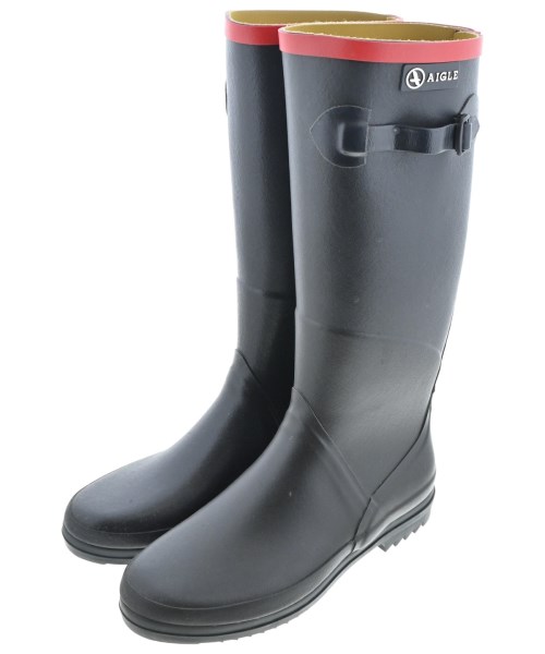 AIGLE(エーグル)レインシューズ 黒 サイズ:EU39(25.5cm位)/2200678631010
