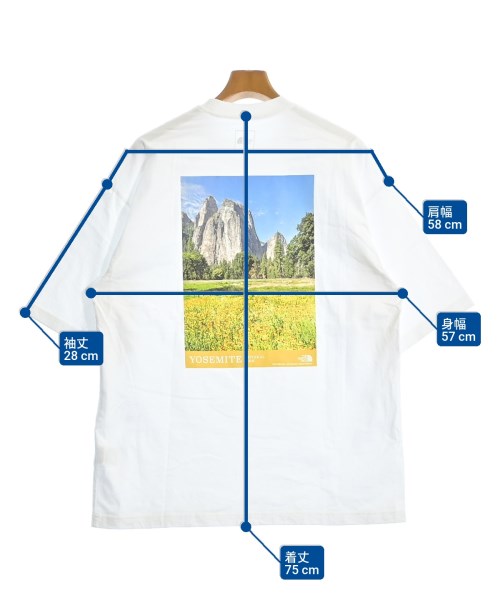 THE NORTH FACE（ザノースフェイス）Tシャツ・カットソー 白 サイズ:XL メンズ/2200642269065