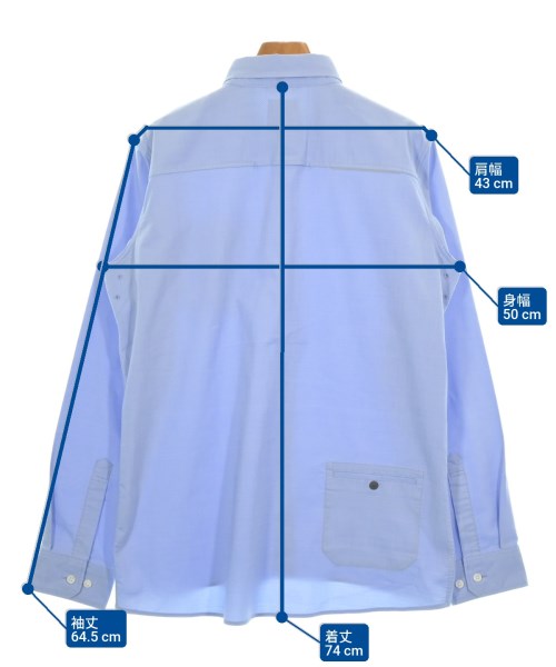 THE NORTH FACE（ザノースフェイス）カジュアルシャツ 青 サイズ:L メンズ/2200533703050