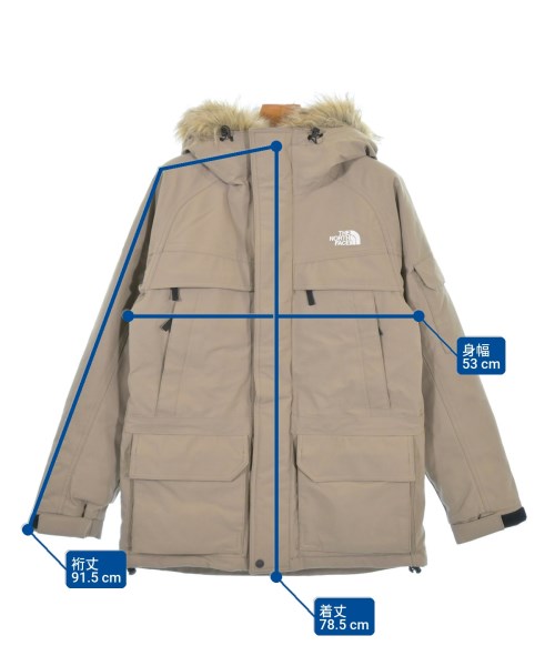THE NORTH FACE（ザノースフェイス）ダウンジャケット/ダウンベスト ベージュ サイズ:M メンズ/2200623802014