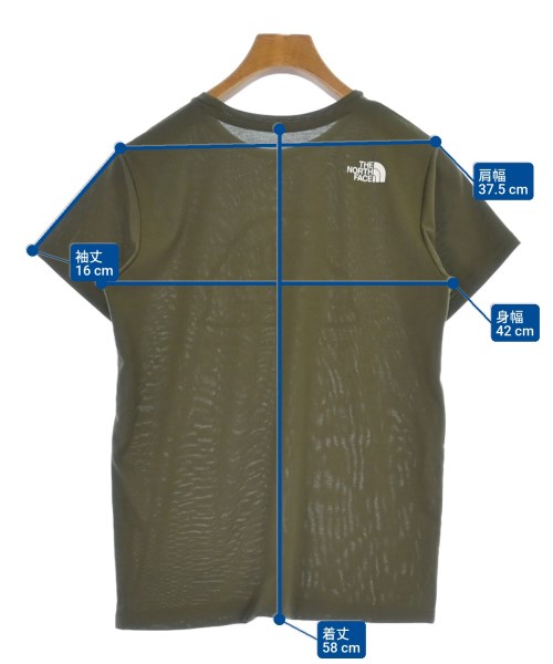 THE NORTH FACE（ザノースフェイス）Tシャツ・カットソー カーキ サイズ:M レディース/2200627470080