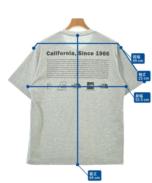 THE NORTH FACE（ザノースフェイス）Tシャツ・カットソー グレー サイズ:L メンズ/2200616112151
