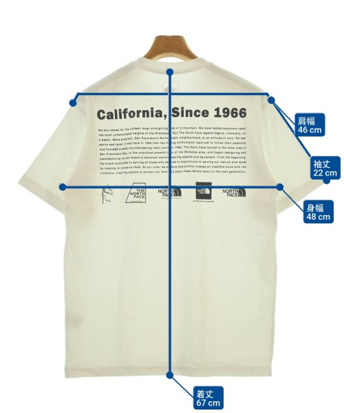 THE NORTH FACE（ザノースフェイス）Tシャツ・カットソー 白 サイズ:M メンズ/2200614294040