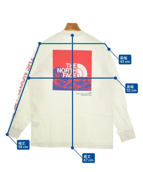 THE NORTH FACE（ザノースフェイス）Tシャツ・カットソー 白 サイズ:M メンズ/2200619650223
