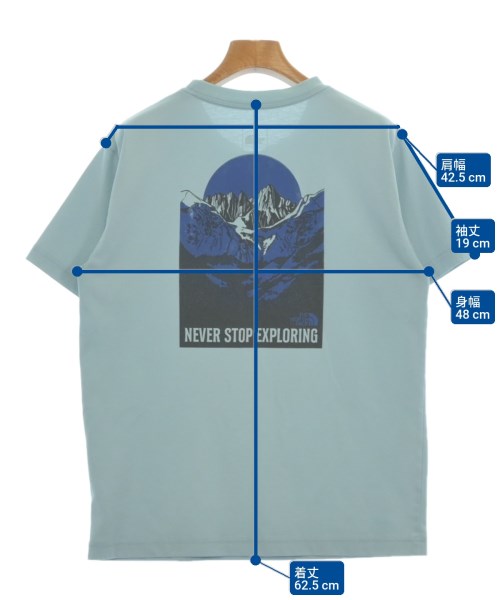 THE NORTH FACE（ザノースフェイス）Tシャツ・カットソー 青 サイズ:M メンズ/2200609188026