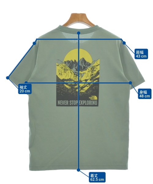 THE NORTH FACE（ザノースフェイス）Tシャツ・カットソー 緑 サイズ:M メンズ/2200609188033