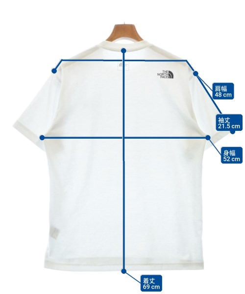 THE NORTH FACE（ザノースフェイス）Tシャツ・カットソー 白 サイズ:M メンズ/2200609013182