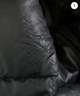 THE NORTH FACE（ザノースフェイス）ダウンジャケット/ダウンベスト 黒 サイズ:36(XS位) レディース/2200613494052