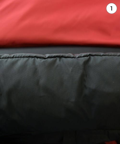 THE NORTH FACE（ザノースフェイス）ダウンジャケット/ダウンベスト 赤 サイズ:L メンズ/2200671684013